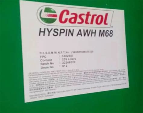 Castrol Hyspin Awh M Pt Artomoro Sukses Abadi