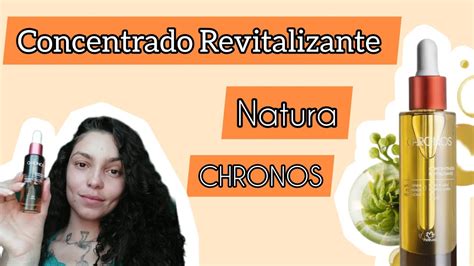 Concentrado Revitalizante Natura Chronos Youtube