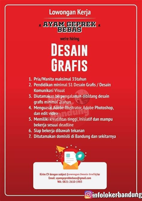 54 Loker Desain Grafis Bandung