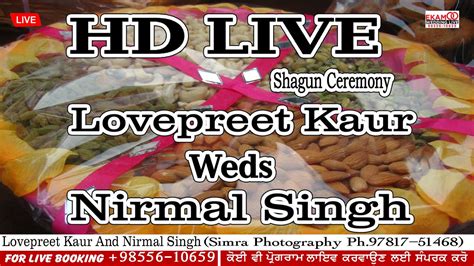 Lovepreet Kaur And Nirmal Singh Simra Photography Ekam