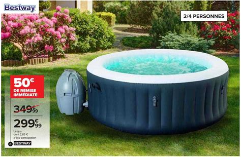 Promo Le Spa Bestway Chez Carrefour ICatalogue Fr