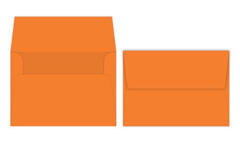 A7 Envelopes Orange - Bulk and Wholesale - Fine Cardstock