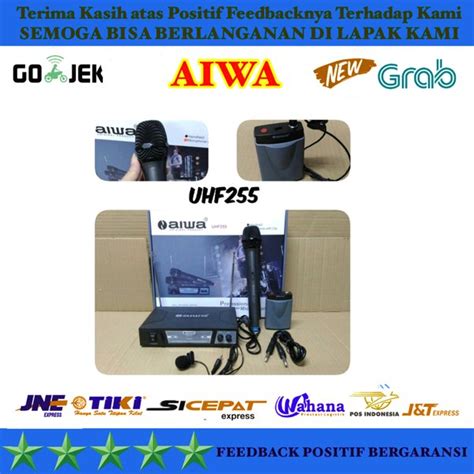 Jual Mic Wireless Aiwa UHF 255 Pegang Jepit Di Lapak RS ACC