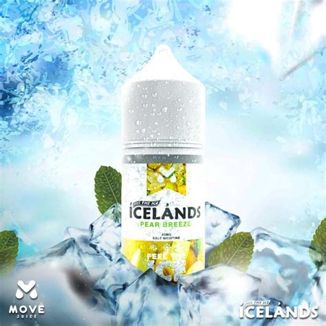 Liquid Icelands Pear Breeze Saltnic Mg Ml By Move Juice Vapeku