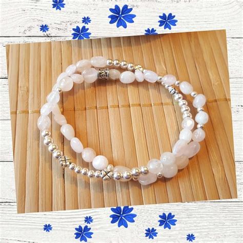 🌸 Нежный и воздушный браслет из розового берилла и серебра 😊 . 💠 Берилл ...