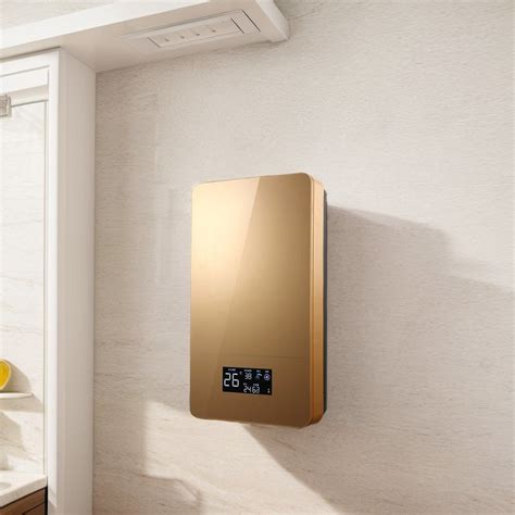Home Appliance Touch Screen L W Tankless Electric Hot Water Heater China Electric Water