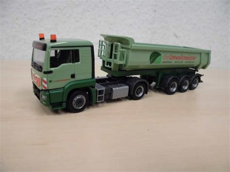 Herpa Man Tgs Lx Eutersilo Sattelzug Geiger