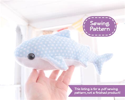 Whale Shark Sewing Pattern - Digital Download – BeeZeeArt