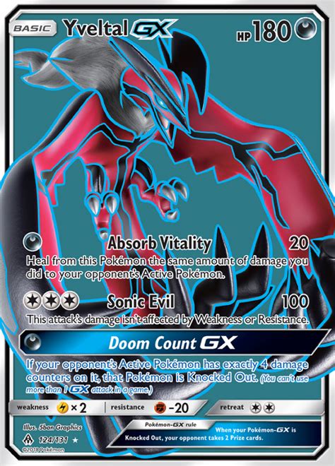 Yveltal Gx Forbidden Light Ultra Rare Pokemon Tcg Digitaltq