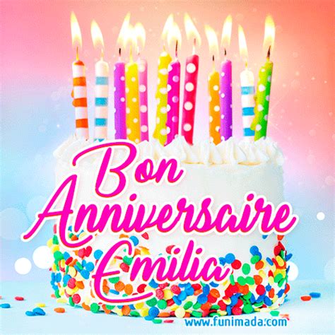 Joyeux Anniversaire Emilia  Animé