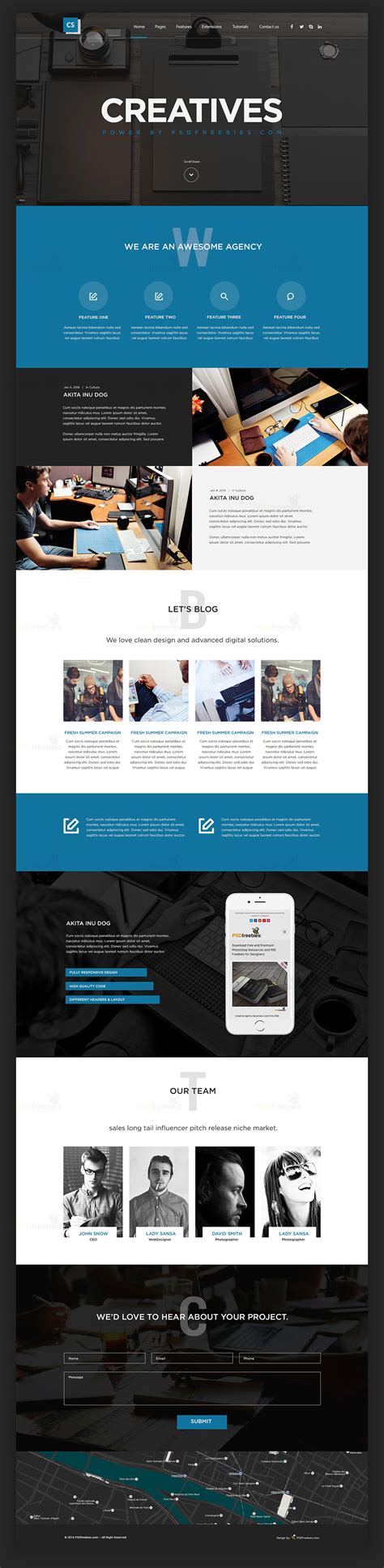 Business Website Templates Psd Free Download – PARAHYENA