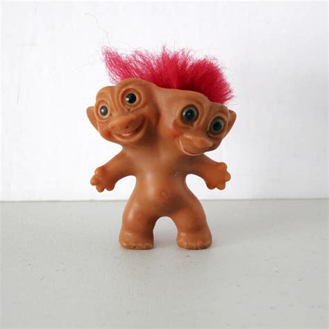 1965 Uneeda 2 Headed Troll Doll