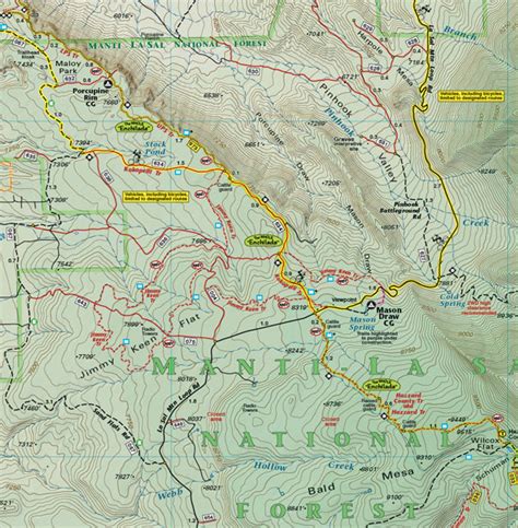 Classic Moab Trails | Utah Recreation Topo Map | Latitude 40° maps