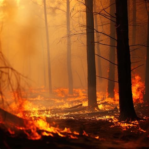 Les Incendies De Forêt Et Leurs Conséquences Sur La Nature Photo Gratuite