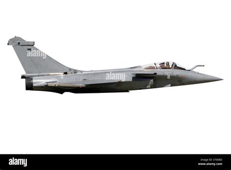 isolated French Rafale jet fighter plane Stock Photo - Alamy