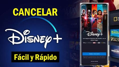 Cómo CANCELAR Disney Plus desde el CELULAR YouTube