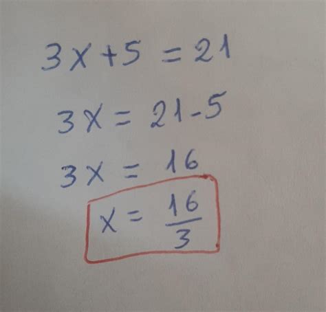 Tres Veces La Suma De Un Numero Mas Cinco Es Igual A 21alla El Numerocon Procedimiento