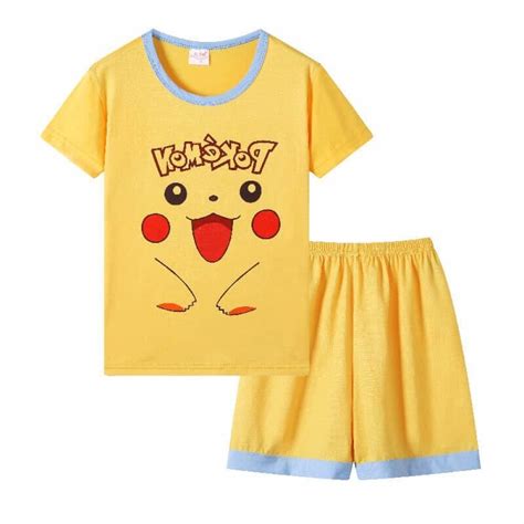 Pikachu Pok Mon Pyjama F R Jungen Alle Schlafanzuge