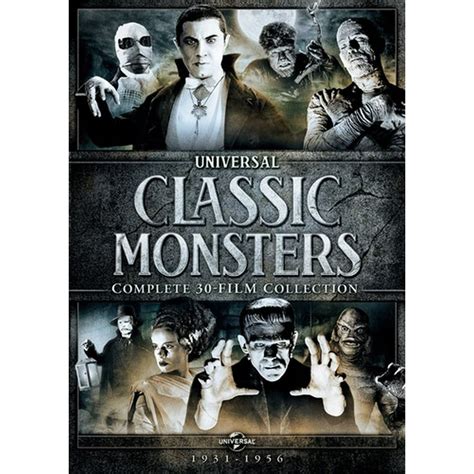 Universal Classic Monsters Complete 30 Film Collection Dvd Walmart