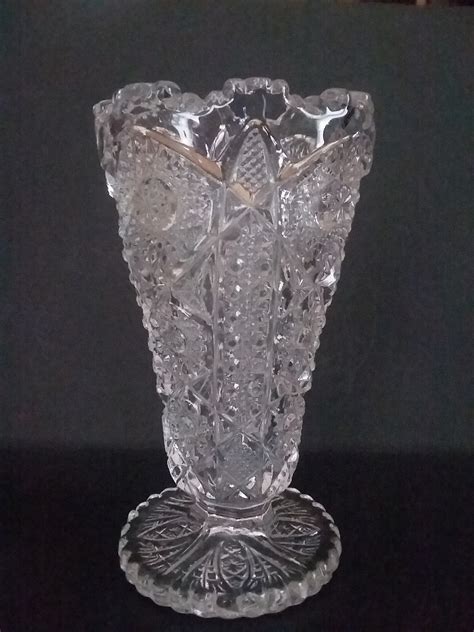 Lenox Imperial Glass Star And Cane 536 Vase Collectors Weekly