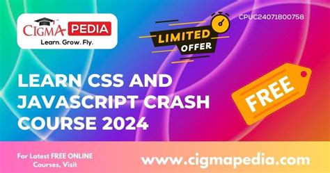 Learn Css And Javascript Crash Course Free Udemy Course Cigma