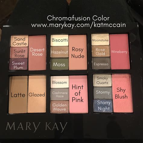 A Chromafusion Palette Showcasing Simple Color Looks That Will Look