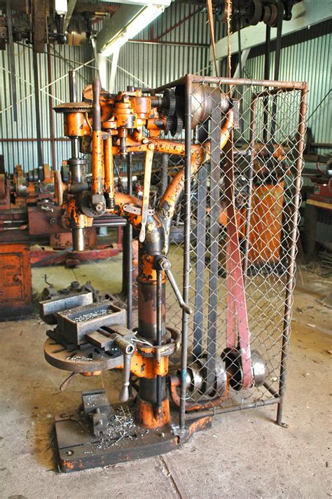 Temora Rural Museum Old Belt Driven Drill Antony Stuart Flickr