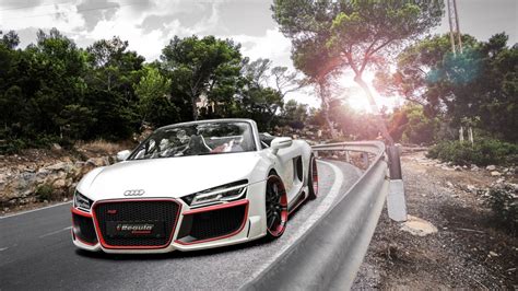 Tapety vozidlo audi sportovní auto bílá auta Audi R8 kupé výkon