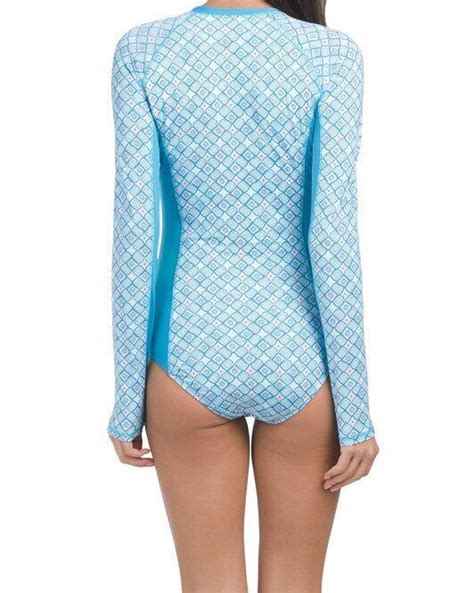 Cabana Life Xl Preppy Geo Rashguard Paddleboard Unisuit Upf Nwt