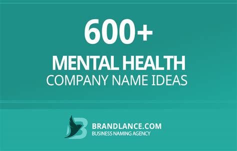 871 Mental Health Company Name Ideas List Generator