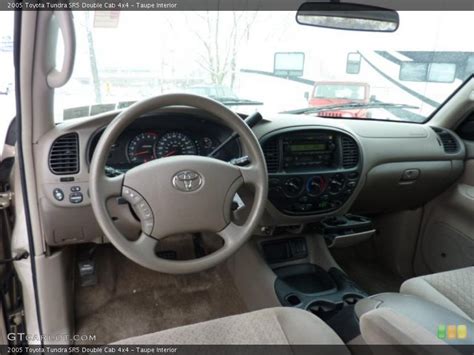 Taupe Interior Dashboard for the 2005 Toyota Tundra SR5 Double Cab 4x4 ...