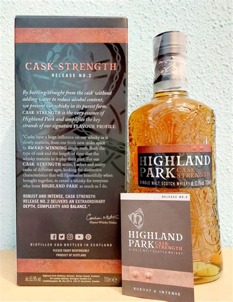 Highland Park Cask Strength Release No Single Malt Scotch Whisky