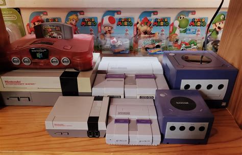 Nintendo console collection with gamecube mini! (minus handhelds ...