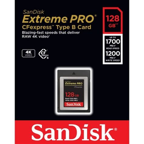 SanDisk Extreme PRO CFexpress Card 128GB Foto Erhardt