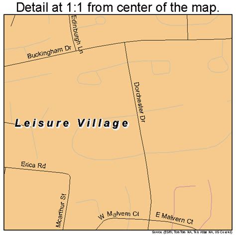 Leisure Village New Jersey Street Map 3439900