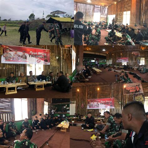 Tni Polri Ngopi Bareng Kembangkan Komunikasi Sosial Sebagai Upaya