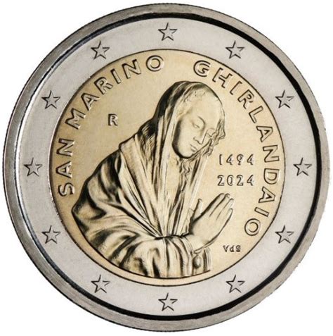 San Marino 2 Euro 2024 Ghirlandaio UNC Eurocoinhouse