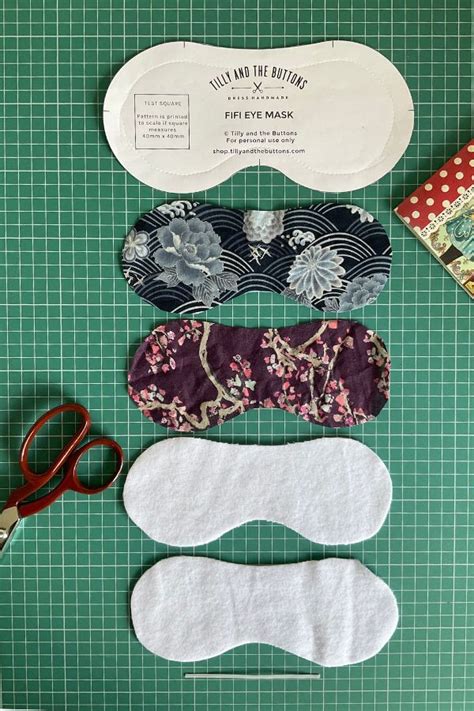 Fifi Eye Mask In 2024 Diy Sleep Mask Sewing Projects For Beginners