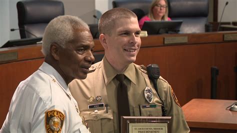 2 St Louis County Officers Honored For Finding Stolen Vehicles