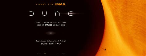 Dune IMAX® Reissue Tickets Now on Sale