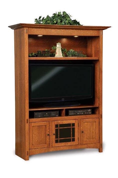 Amish Colbran Hardwood Entertainment Center From Dutchcrafters Amish