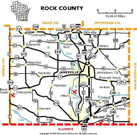 Current Rock Co Map