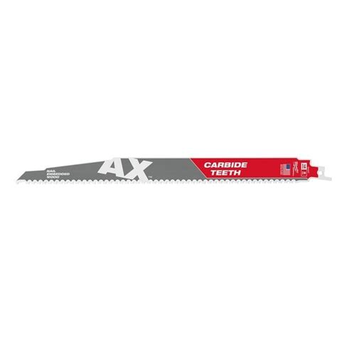 Milwaukee Tool THE AX W CARBIDE TEETH 5T 12L 1PK 48 00 5227 Zoro