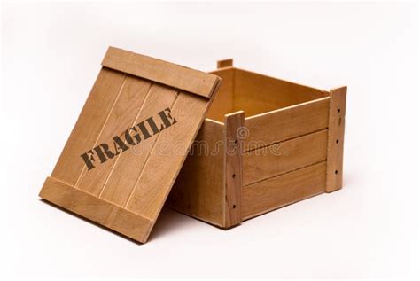 Open Wooden Box Stock Image Image Of Square Isolated 19481551