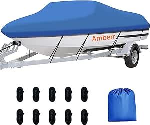 Amazon Heavy Duty D Boat Cover Ft Waterproof Boat Covers