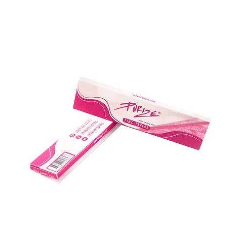 Purize Pink Kingsize Slim Rolling Papers BUSHPLANET Headshop