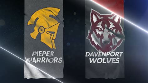 Wolves Football Pieper Warriors Vs Davenport Wolves Youtube