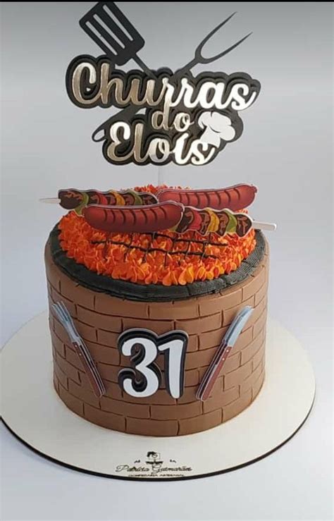 Bolo Tema Churrasco Thanksgiving Desserts Beautiful Cakes Cake