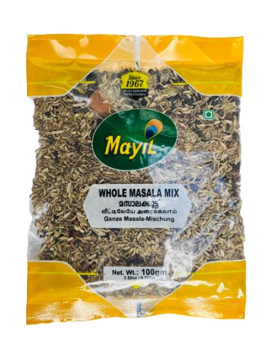 Thomman S Groceries Whole Masala Mix Mayil 100 G