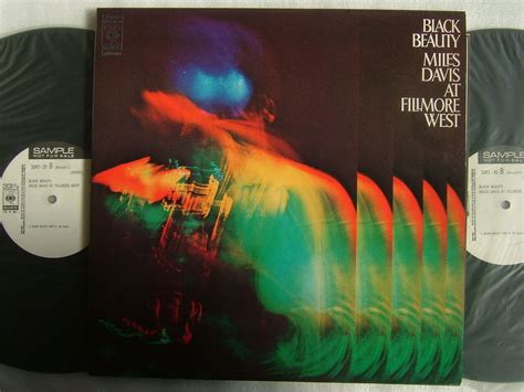 PROMO WHITE LABEL MILES DAVIS AT FILMORE WEST BLACK BEAUTY 2LP EBay